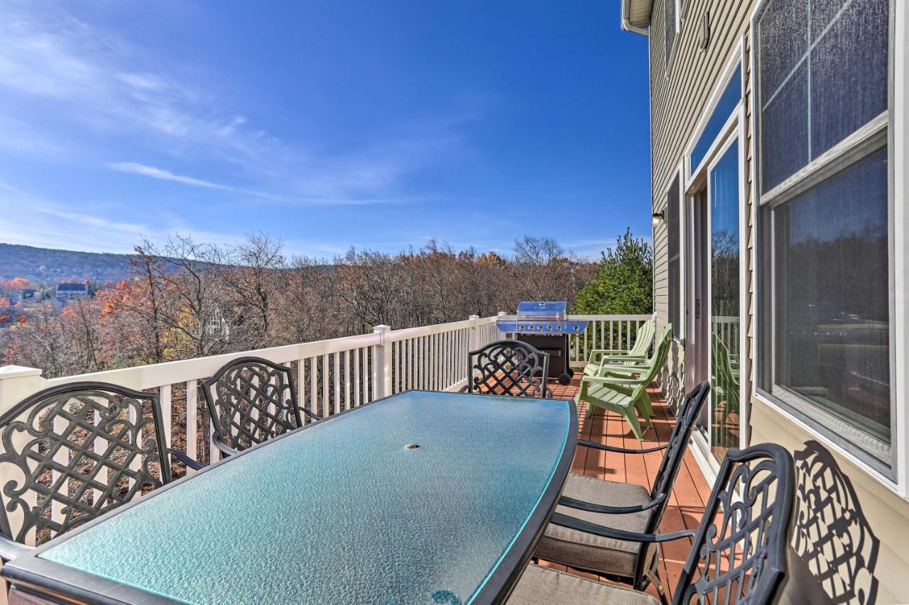 New ! Slopeside Townhome : Wfh, Ski, Dine & Hike Tannersville Luaran gambar
